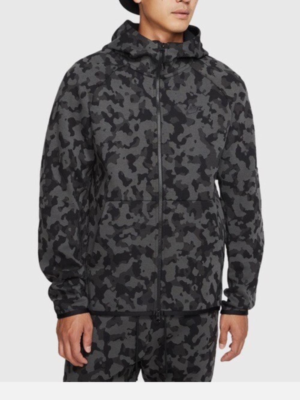 Men’s Nike Tech Fleece Camo Set - Full Zip Hoodie & Joggers XXL